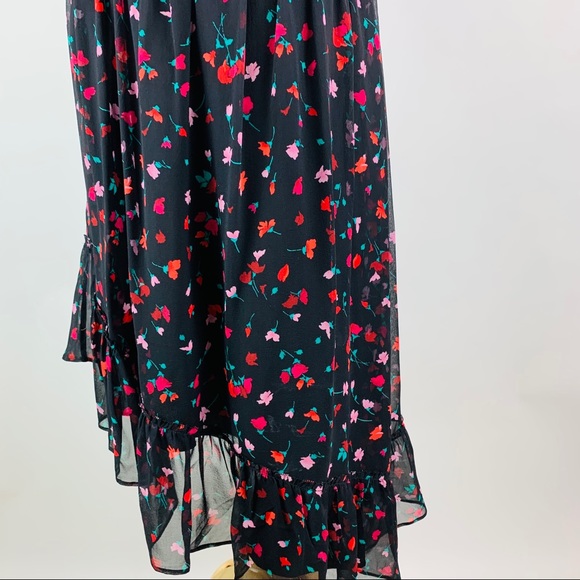 Joie Hafsa Silk Floral One Shoulder Dress Medium - Picture 10 of 13